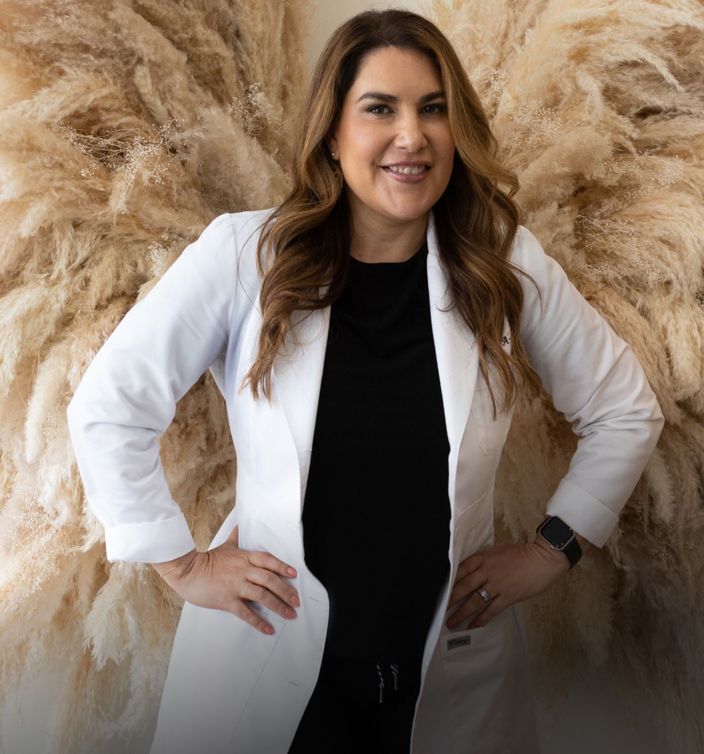 Rancho Santa Margarita med spa staff in a white lab coat.