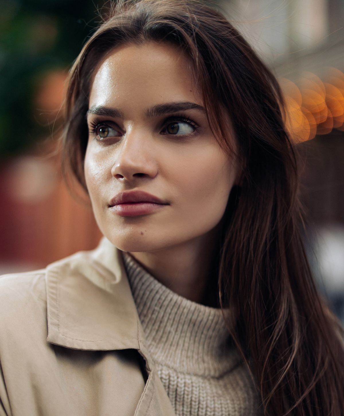 Mission Viejo facial model with natural beauty and soft expression.