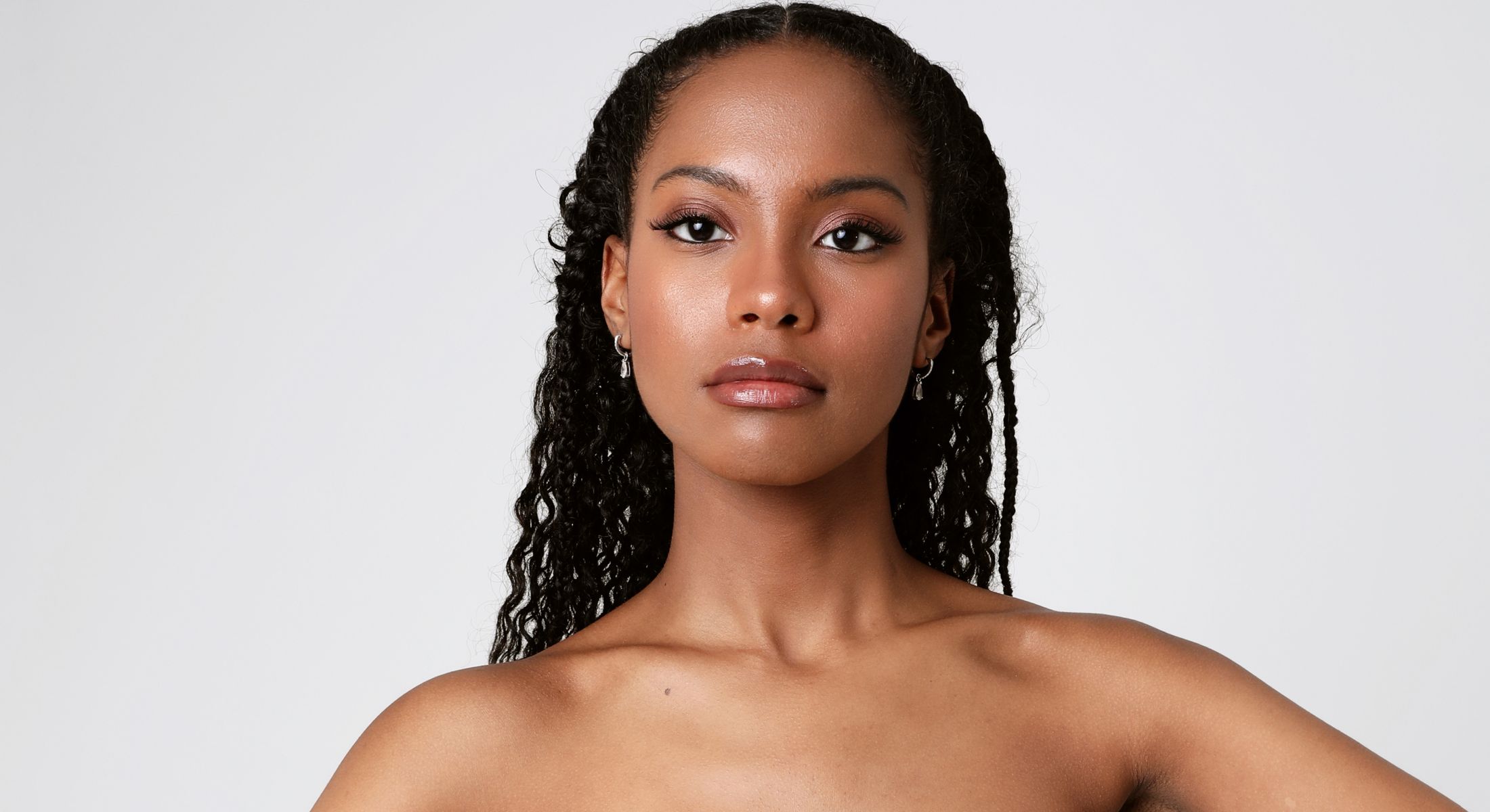 Mission Viejo Botox model with braids.