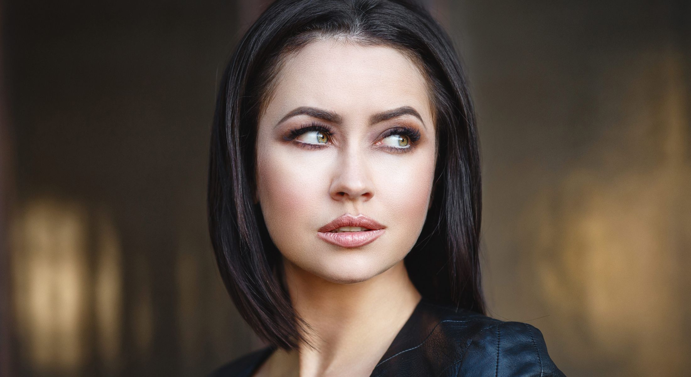 Rancho Santa Margarita Kybella model with dark hair and neutral expression.