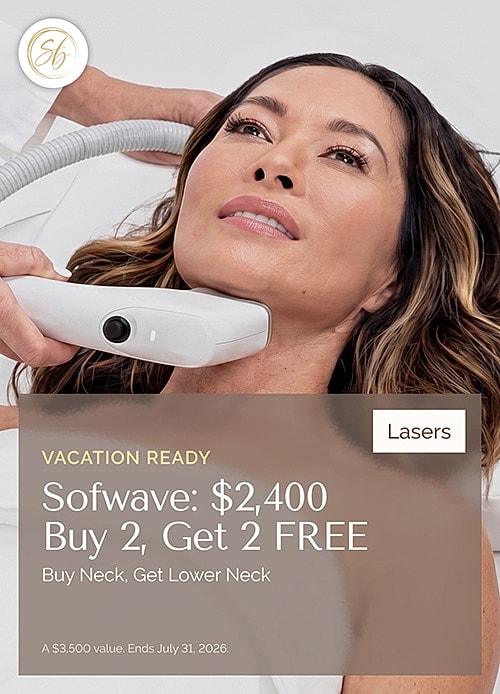 Laser treatment promotion for vacation readiness.